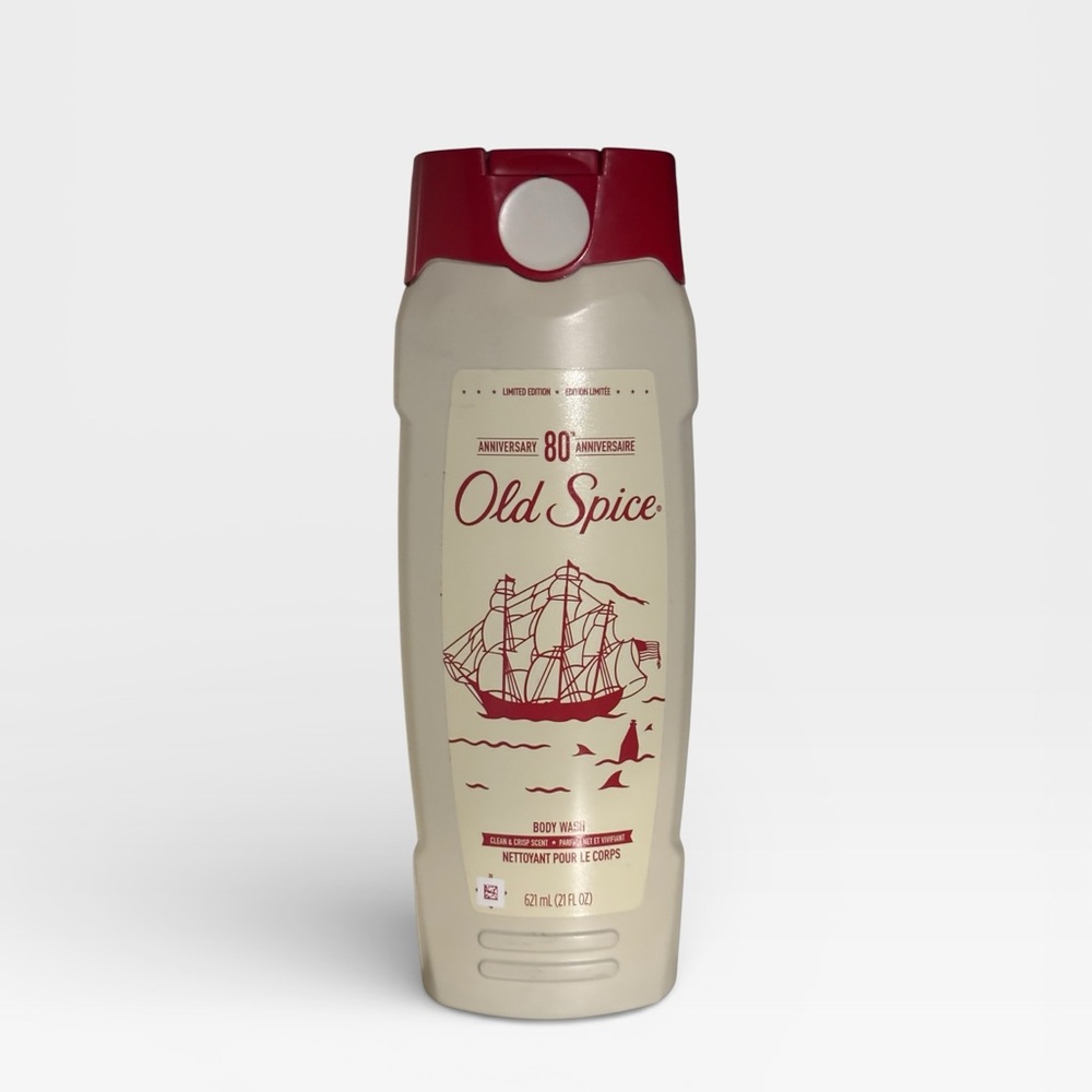 OLD SPICE 80TH‎ ANNIVERSARY LIMITED EDITION BODY WASH MEN 21 Oz. DISCONTINUED
